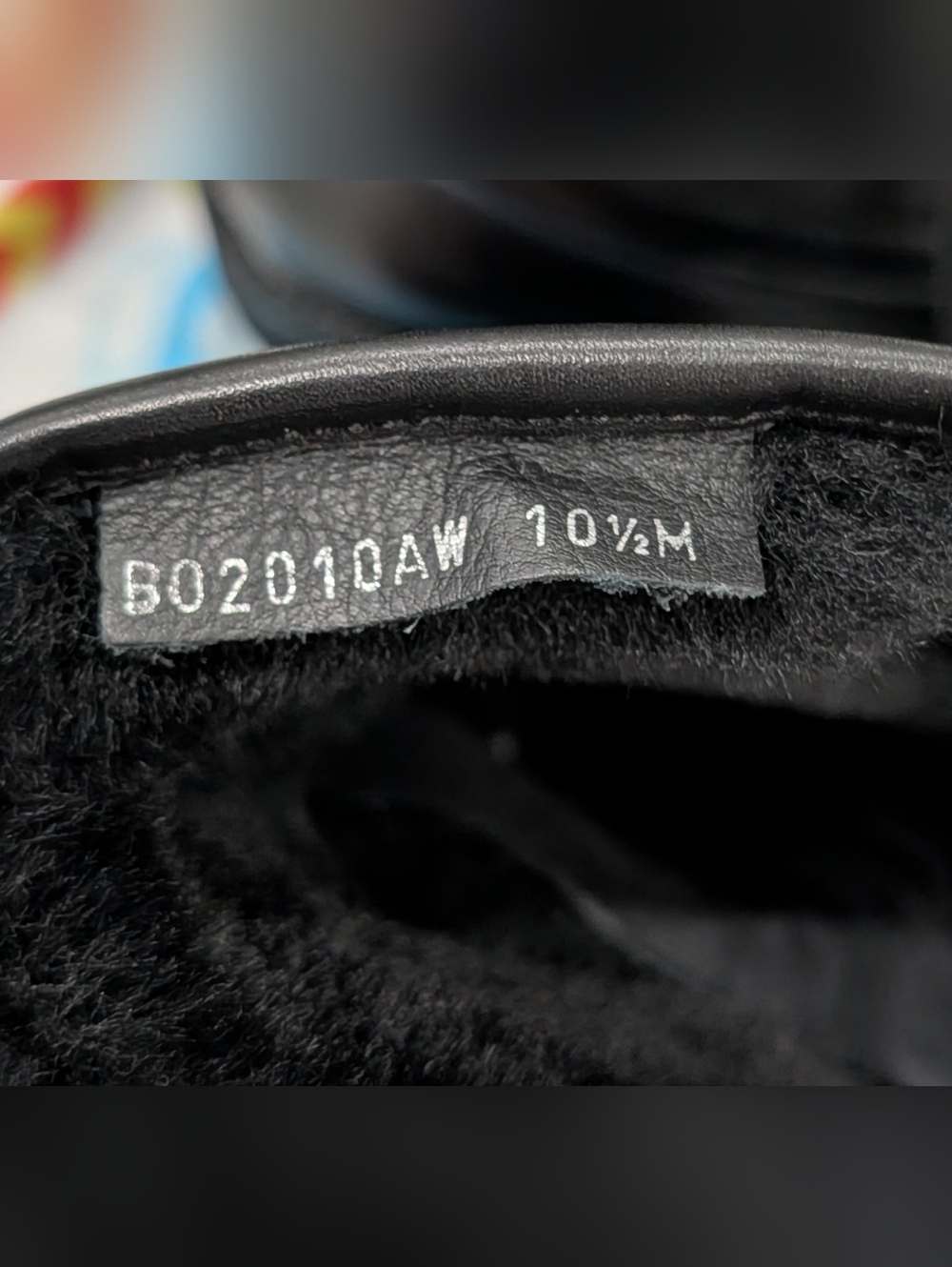 $625 Mens Aquatalia "Gitano" Leather/Shearling Lace Up Combat Boots Black 10.5 - Picture 7 of 7